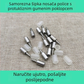 Jednostrani samorezni držač za police i pregrade za ormane i garderobu — metalni nosac nosivosti