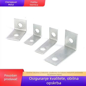 Prilagođeni nestandardni L-oblika nosač od nehrđajućeg čelika za povezivanje polica
