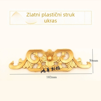 Plastični okvir za križićno šivanje s cvjetnim motivom, antik završna sprej boja