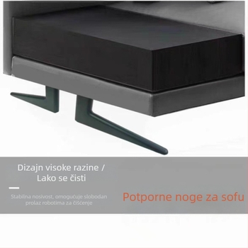 Visokokvalitetne minimalističke nogice za namještaj od čelika hladno valjanog, nordijskog stila — nogice za kauč, stol i ormar, s elektrogalvaniziranim završetkom