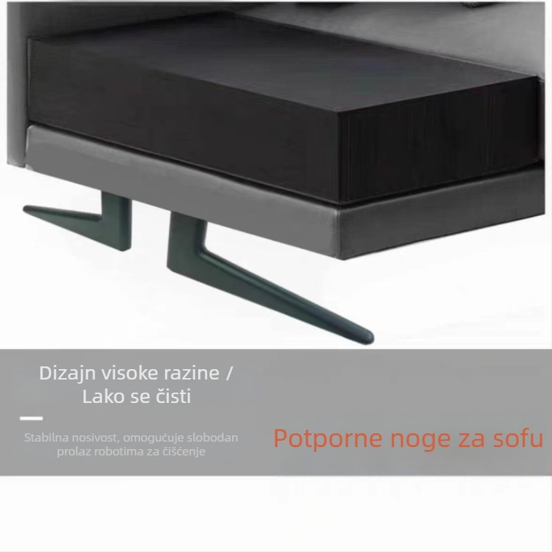 Visokokvalitetne minimalističke nogice za namještaj od čelika hladno valjanog, nordijskog stila — nogice za kauč, stol i ormar, s elektrogalvaniziranim završetkom