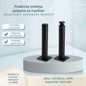 Nordijske metalne noge za namještaj, podesive srednje noge za stoliće za kavu, ormariće i sofe
