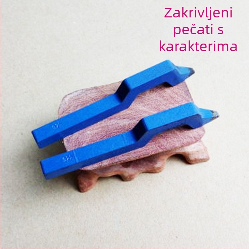 Alat za otiskivanje slova na nakit s zakrivljenim otiskom, zlatnim i srebrnim završetkom (s990, s925, s9999)