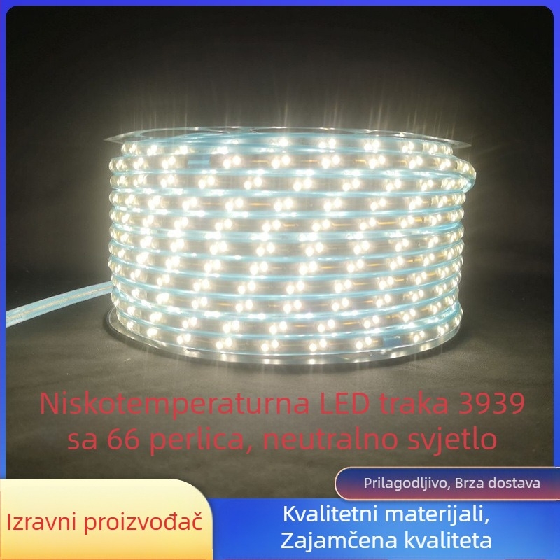 3030 LED traka s niskom temperaturom, 66 LED, neutralna bijela svjetlost, kućna upotreba, strop dnevnog boravka, 24V/36V/127V