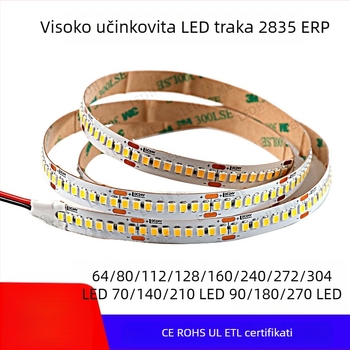 EU ERP 2835 LED traka visoke učinkovitosti, 24V, 220 lm/W, visoka svjetlost, za vile i hotele
