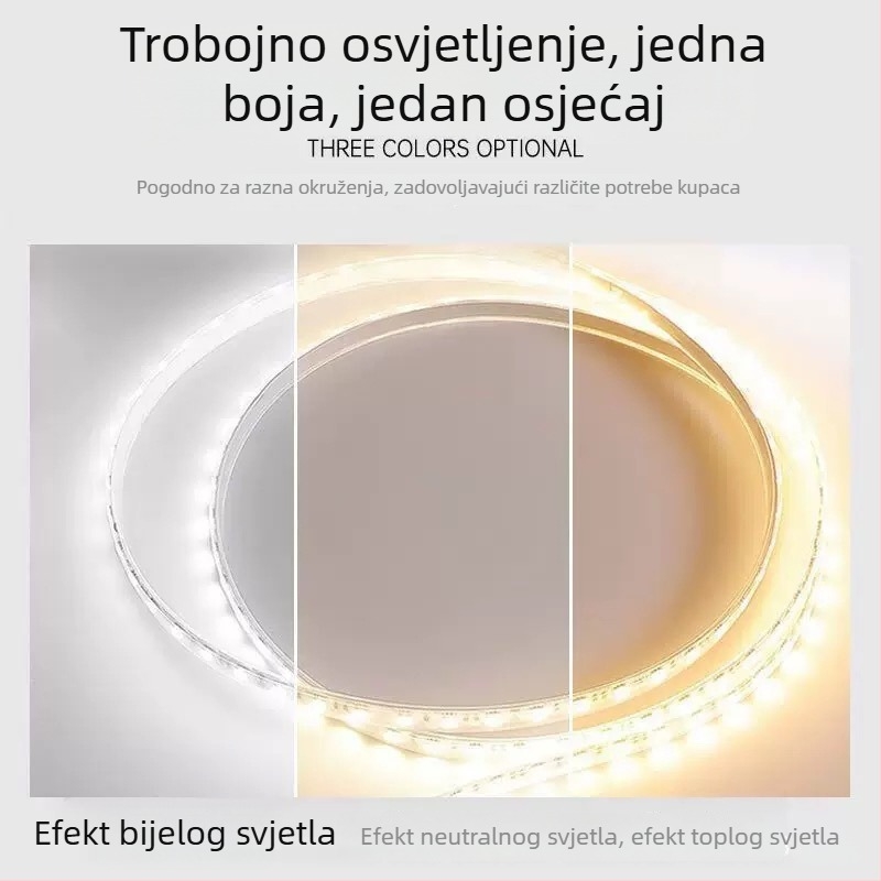 2-u-1 24V dvobojna LED traka s 180 LED, samoljepljiva, pametno podešavanje svjetline i boje, duljina 20 m, bez pada napona