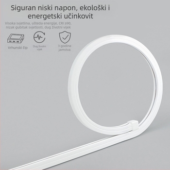 IP68 silikon LED traka Neon, 24V niskog napona, vodootporna RGB rasvjeta za vodne efekte u bazenu