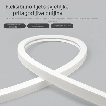 IP68 silikon LED traka Neon, 24V niskog napona, vodootporna RGB rasvjeta za vodne efekte u bazenu