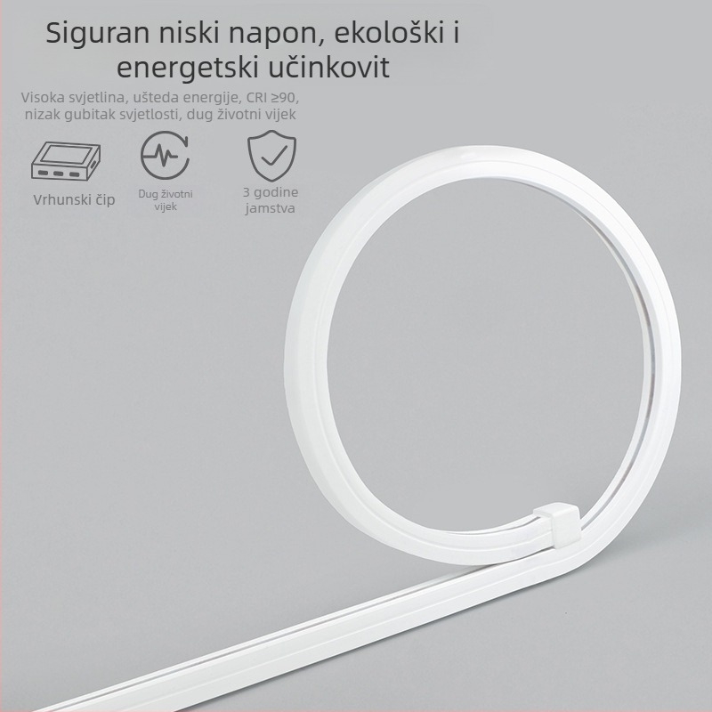 IP68 silikon LED traka Neon, 24V niskog napona, vodootporna RGB rasvjeta za vodne efekte u bazenu