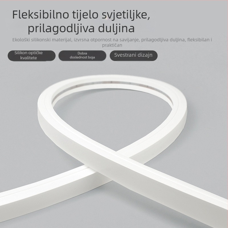 IP68 silikon LED traka Neon, 24V niskog napona, vodootporna RGB rasvjeta za vodne efekte u bazenu