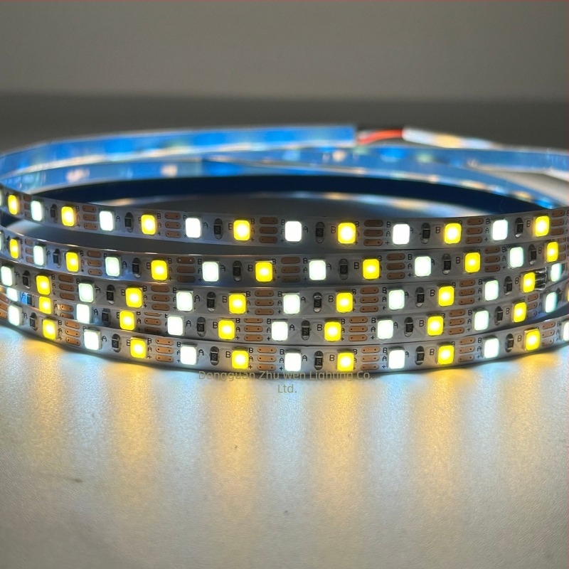 2835 LED trak, 5V, dvobojna i trobojna temperatura, 120 LED, 5 mm, samoljepljiva, rasvjeta za okvir kupaonskog ogledala i make-up ogledala, regulirano osvjetljenje