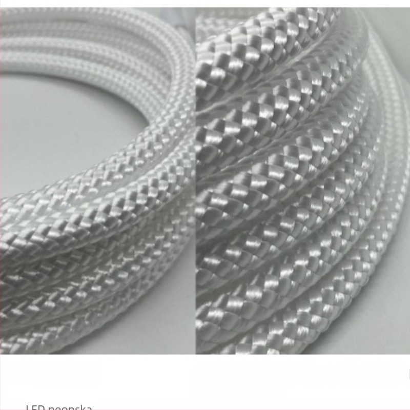 360° kružno LED pleteno uže svjetlo, fleksibilno RGB šareno, vodootporno neon svjetlo