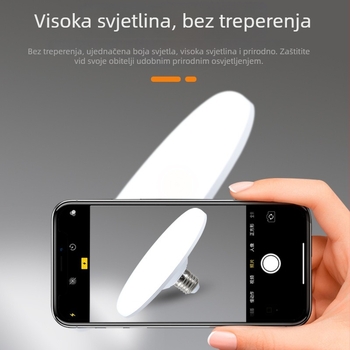 LED UFO žarulja za kućnu upotrebu, zaštita očiju, ušteda energije, E27 navoj, tri zaštite, visoka svjetlina