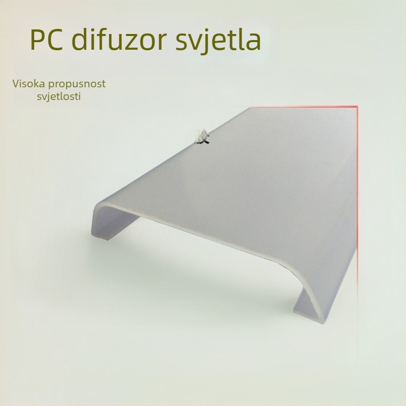 Prilagođeni PC abažur za LED rasvjetu biljnog rasta, difuzija svjetla, UV-otporan polikarbonat