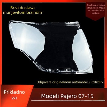 Prozirni poklopac prednjeg farova za Mitsubishi Pajero V93/V97 (2007–2015)