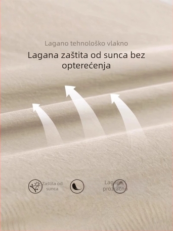 Liuyu Ženska ljetna lagana jakna za zaštitu od sunca, kapuljača, podesiva vrpca, dugi rukav, casual sportski stil, UPF30+
