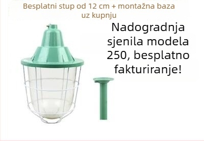 LED plafonska svjetiljka za garažu i podrum, prilagođena očima, novi model, otporna na eksplozije, keramički abažur, zaštita za skladištenje na hladnom, super svijetla