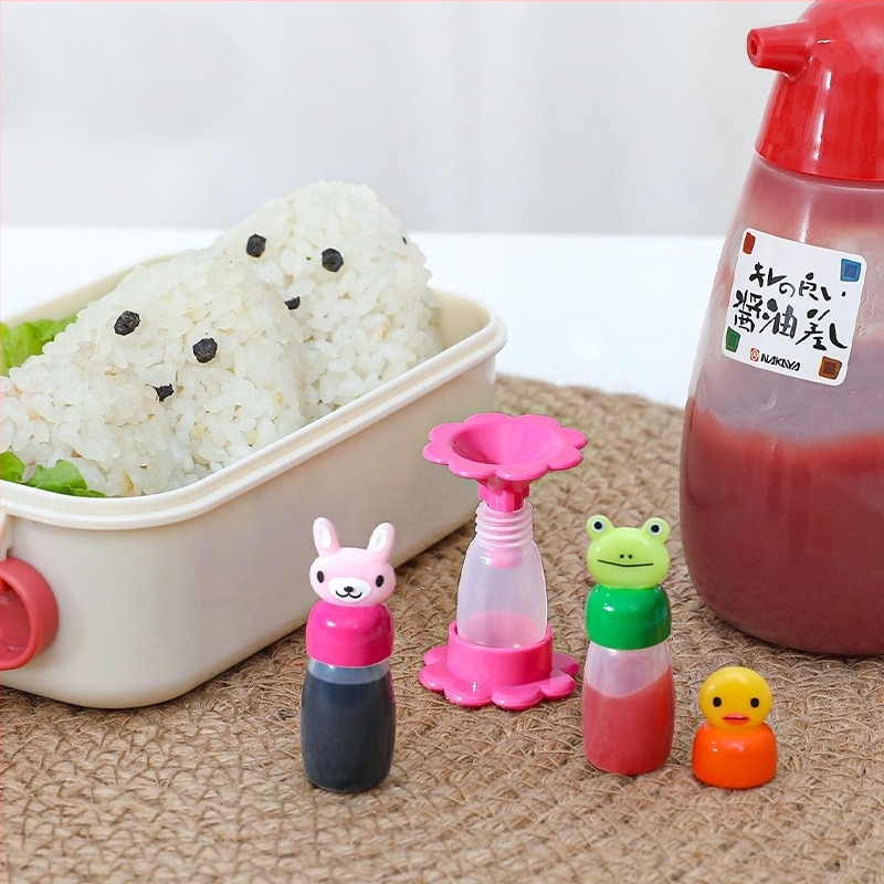 Mini bočica za umak za bento, tlačna bočica za sojin umak i ocat, kuhinjska bočica za začine