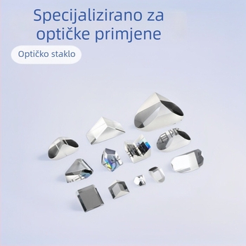 Prilagođene optičke staklene leće, zalijepljene prizme i sferna ogledala konkavno-konveksna