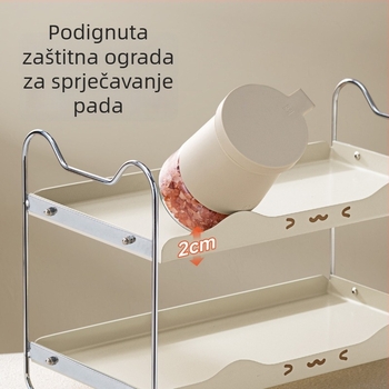 Kuhinjski regal za začine, višenamjenski organizator začinskih posuda na kuhinjskom pultu
