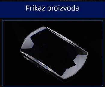 Bi-konveksna akrilna leća za projektor i eksperimentalnu opremu za fizičku optiku, prizma