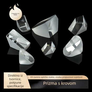 Krovna prizma, polukrovna prizma i prizma refleksije s pravim kutem, dimenzije 16.5/14.5/12.5 mm