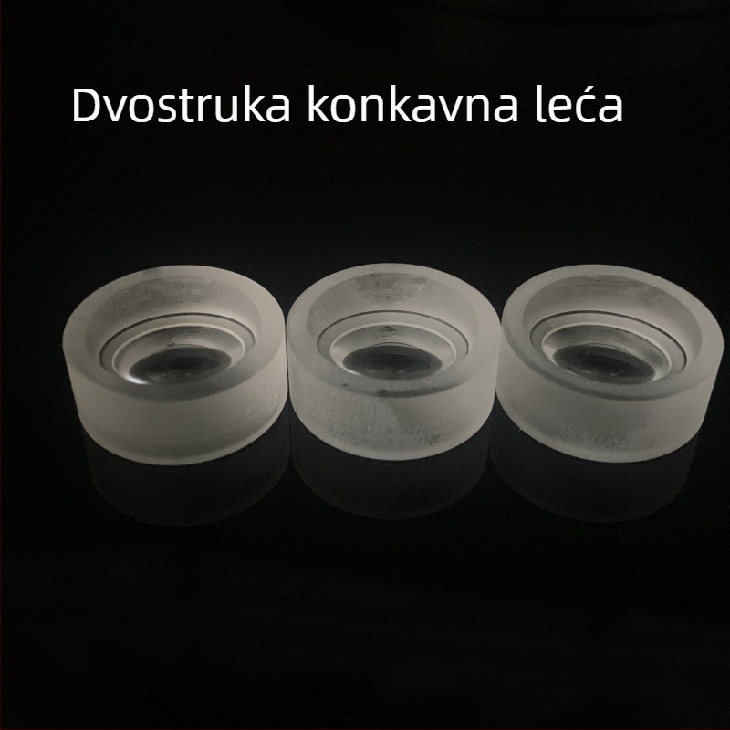 Laserska fokusirajuća prizma promjera 20 mm s ploso-konveksnim i konkavno-konveksnim lećama, 532/650/1064 nm