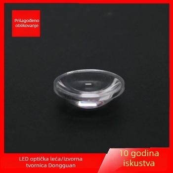 28 mm promjera optička leća, plano-konveksna fokusna leća sa rubom, za svjetla električnih vozila