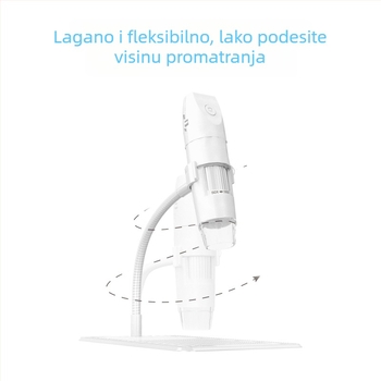 Bežični digitalni povećalo za pametni telefon, 1080P Wi-Fi, HD elektronički mikroskop, 1000× povećanje