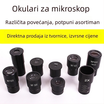 Okulari za mikroskop 5X 10X 16X WF10X WF16X WF25X WF30X, promjer 23,2 mm
