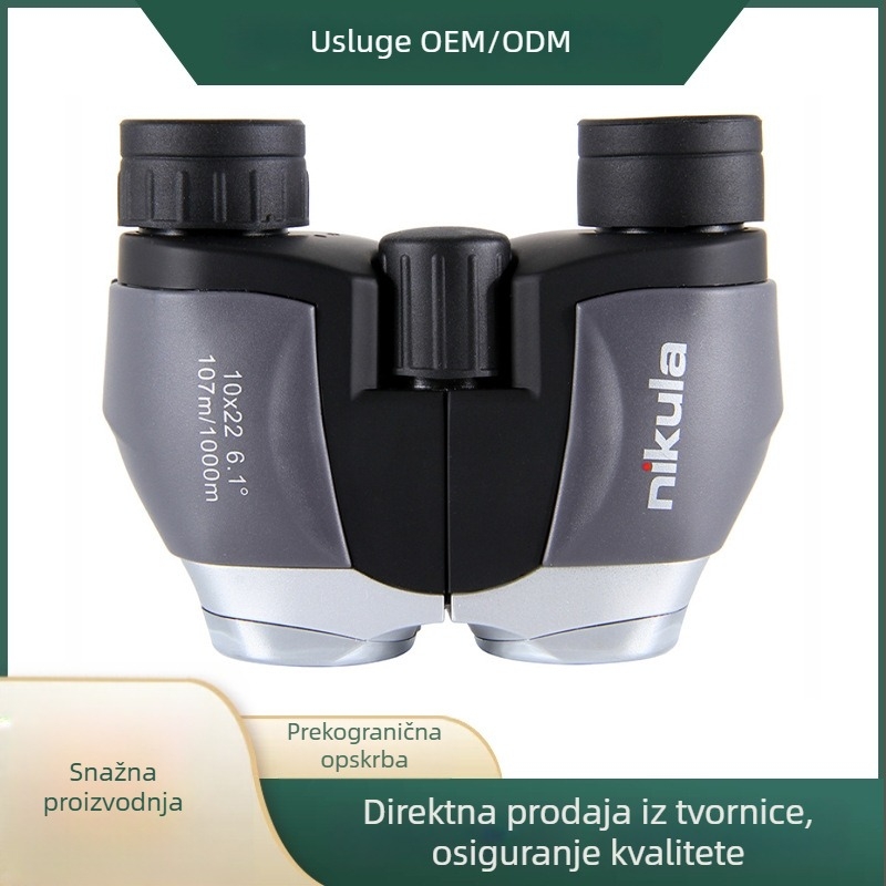 Elegantni prijenosni monocularni teleskop 10x22 s noćnim vidom pri slabom osvjetljenju