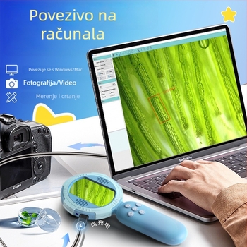 HM020C Dječji prenosni digitalni mikroskop za znanstvene eksperimente