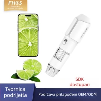 WiFi digitalni mikroskop visokih rezolucija za Android i iOS, za njegu kože i kose, inspekcija grinja, prilagodljivo povećalo