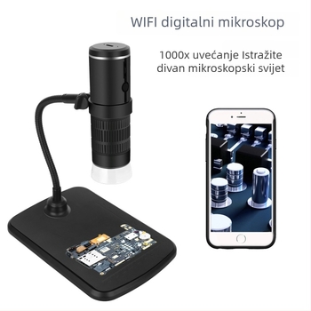 F210 WiFi mikroskop, bežični digitalni mikroskop 1000x za industrijsko održavanje, identifikaciju nakita i testiranje tekstila