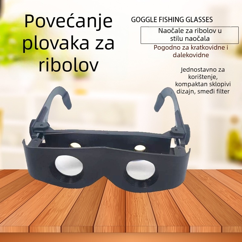 Visoko-definicijski ribolovni binokli s povećanjem, na glavi nosive ribolovne naočale