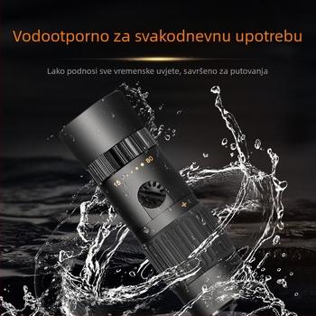BIJIA 15-80 HD zoom monocular teleskop s velikim okularom, visokim povećanjem, za vanjsku upotrebu, noćni vid