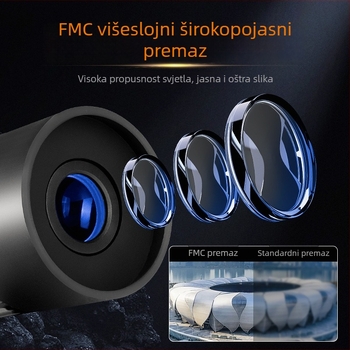 BIJIA 15-80 HD zoom monocular teleskop s velikim okularom, visokim povećanjem, za vanjsku upotrebu, noćni vid
