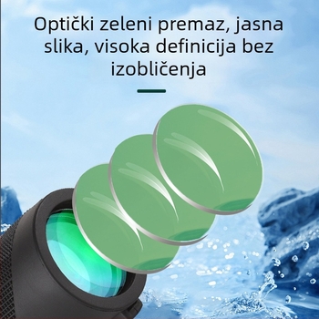 8x monocularni teleskop, visoka jasnoća slike, fotografiranje telefonom, noćni vid pri slabom osvjetljenju, lagan za nošenje za promatranje ptica