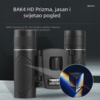 Nova 8x21 binokular s visokim uvećanjem i HD slikom, kompaktni za fotografiranje na otvorenom i koncerte, mini teleskop