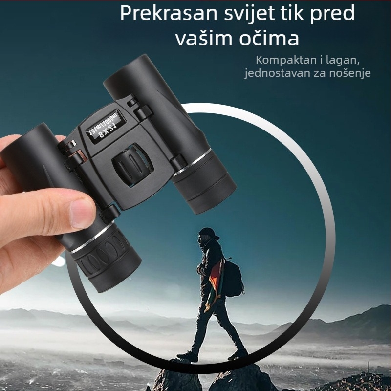 8x21 mini dvogled za vanjsku upotrebu s držačem za telefon