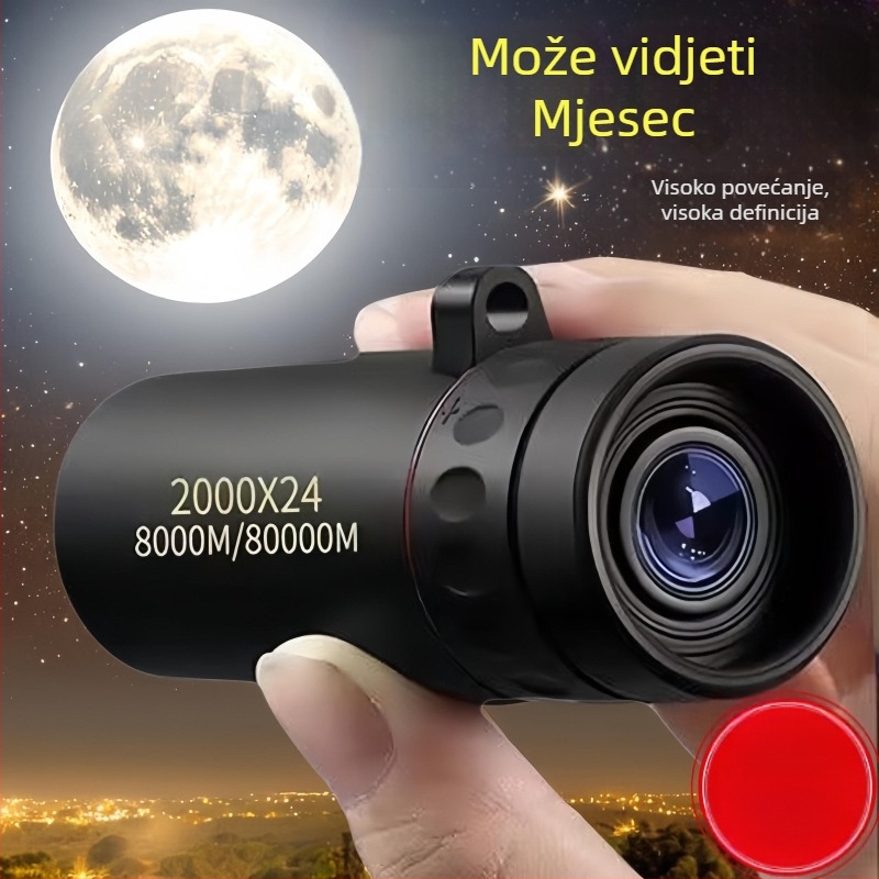 Monokularni teleskop za vanjsku upotrebu, HD slika, model 2000X25, kompaktan
