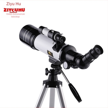 ZIYOUHU 70400 Astronomski teleskop velikog promjera, 150× povećanje, za vanjsko promatranje zvijezda, za odrasle i djecu