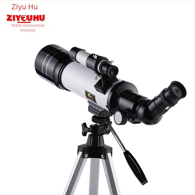ZIYOUHU 70400 Astronomski teleskop velikog promjera, 150× povećanje, za vanjsko promatranje zvijezda, za odrasle i djecu