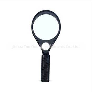 YJ7047 Ručna lupa za slide, 90 mm, plastična, crna, 5x/2x