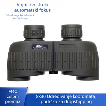 8x30 koordinacijski teleskop za vanjsku upotrebu, napunjen dušikom, vodootporan, HD, domet do 10.000 m
