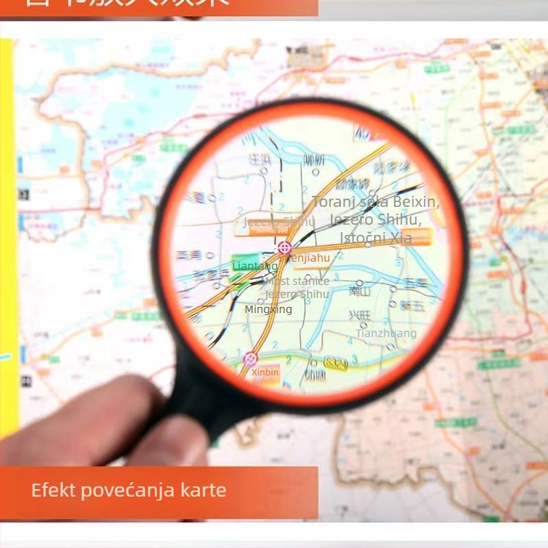 Ručna profesionalna lupa s ekstra velikim povećanjem i visokom jasnoćom za čitanje knjiga i novina