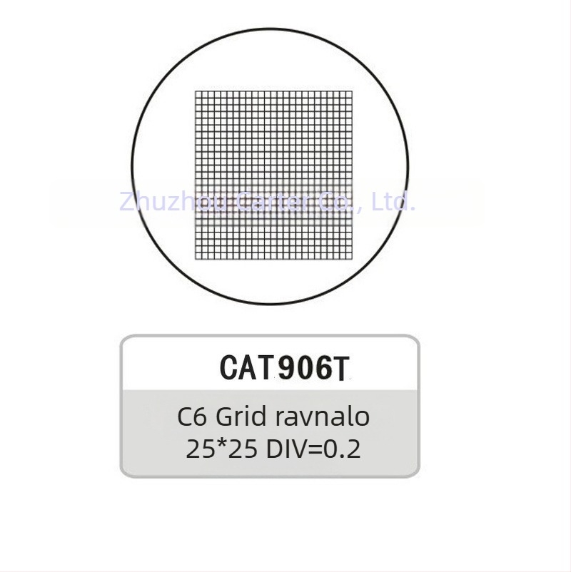 CAT906T Mikroskopijski objektiv, okular, mrežna mjernica 0,2 mm