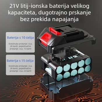 Električni raspršivač u ruksaku s 21V zamjenjivom litijskom baterijom, novi uređaj za miješanje i prskanje, 20 L za dezinfekciju i prevenciju epidemija