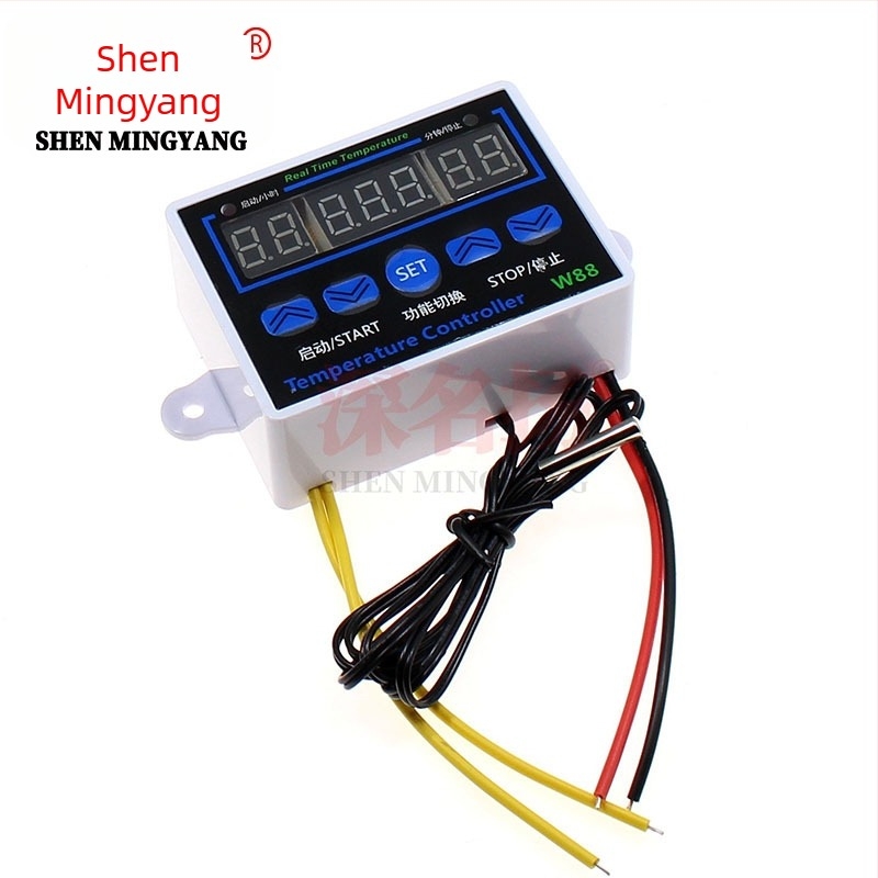 XH-W1411 Digitalni termostat s bijelim kućištem, zaslon s tri znamenke i regulator temperature W88