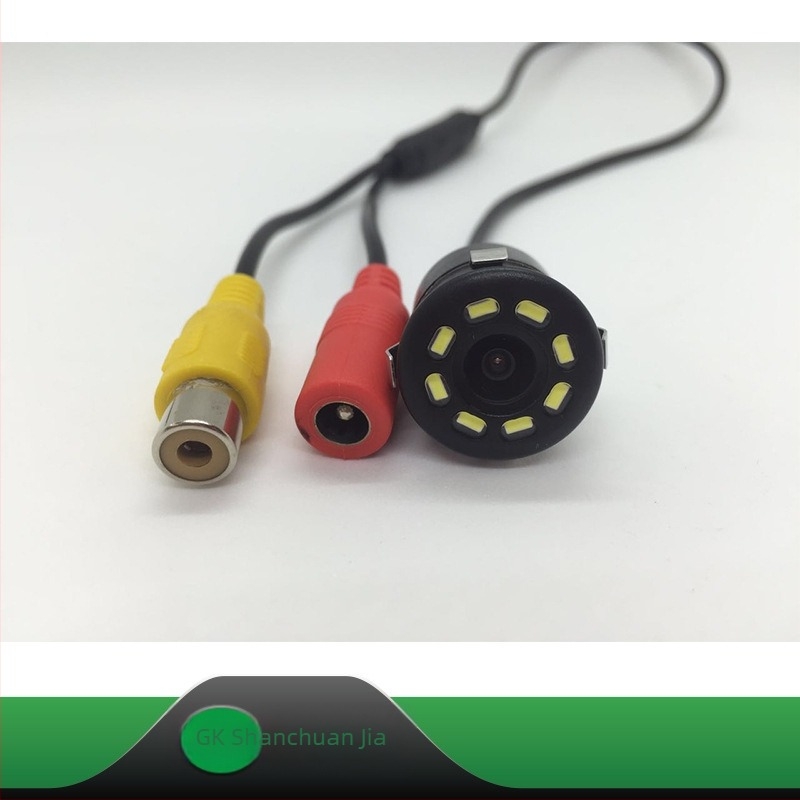 Kamera za vožnju unatrag s 8 LED i otvorom Ø18,5 mm, HD CCD noćni pogled, auto kamera